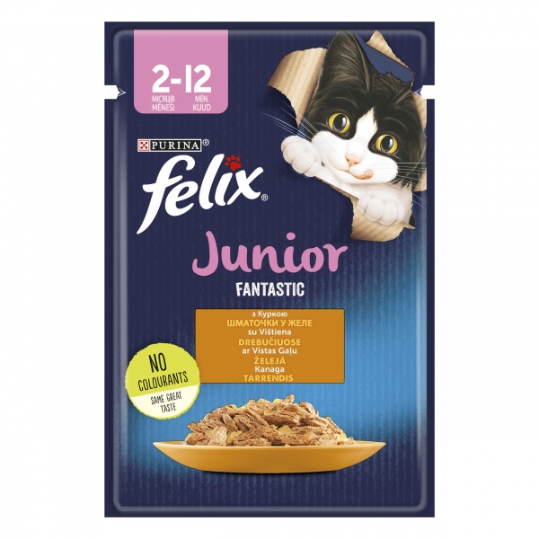 Консерва для кошенят Felix Junior Fantastic 85 г