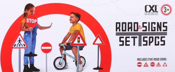 Игрушечный набор Дорожные знаки CXL200-58