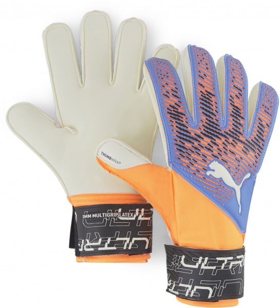 Вратарские перчатки Puma ULTRA GRIP 3 RC 04181605 10 синий