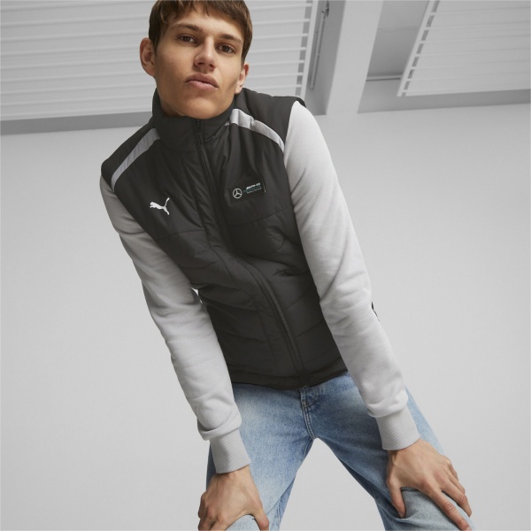 Жилет Puma MAPF1 PADDED GILET 62213301 р.S чорний