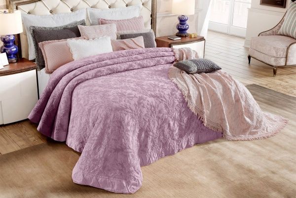 Покривало Montedor 230x270 см La Nuit пудровий 