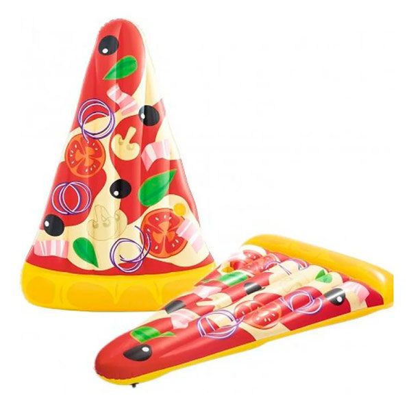 Матрас надувной Bestway 44038 Pizza Party 188х130 см желтый