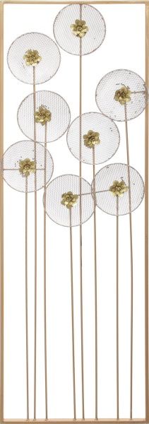 Декор настенный Simplicity 31x89 см золото 