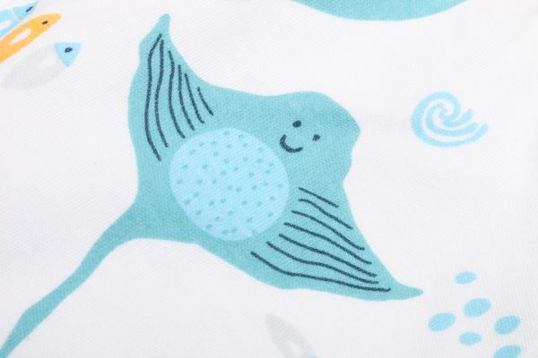 Ползунки ТМ Софія Atlantic р.56 молочныйс рисунком 212156 