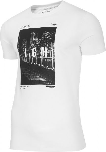 Футболка 4F H4Z20-TSM025-10S S білий