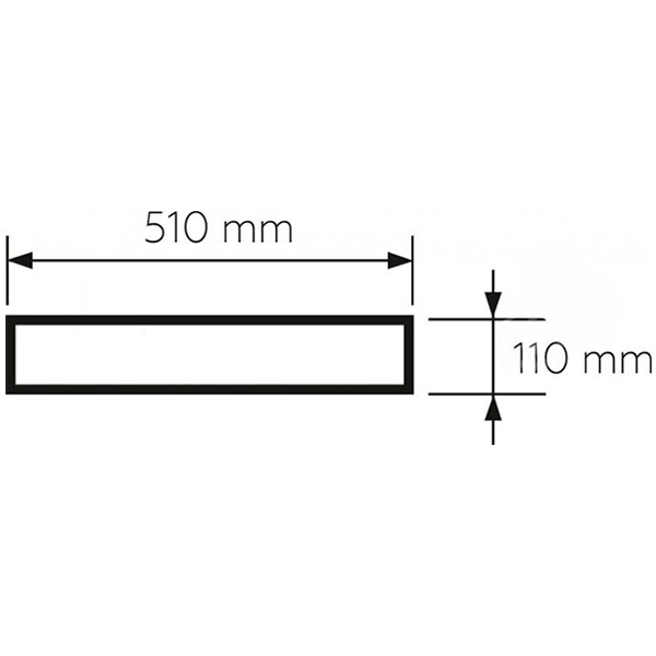 Світильник світлодіодний Eurolamp Amber Deco N11 36 Вт білий 4000 К 