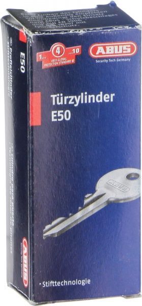 Циліндр Abus E45 10x30 ключ-половинка 40 мм матовий нікель
