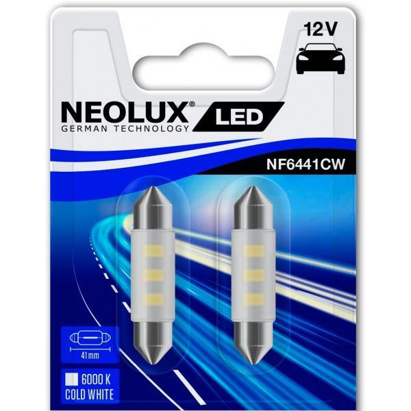 Автолампа Neolux LED C5W NE NF6441 CW-02B 2 шт
