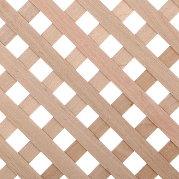 Решетка декоративная T.Marco квадрат диагональ 1200x620 мм ольха