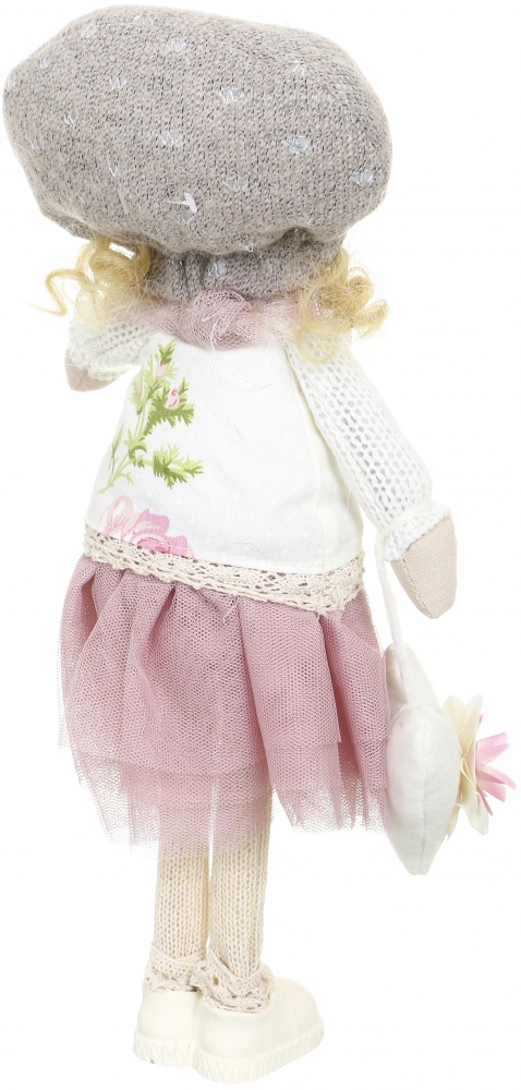 Декорация новогодняя Девочка стоячая 37 см