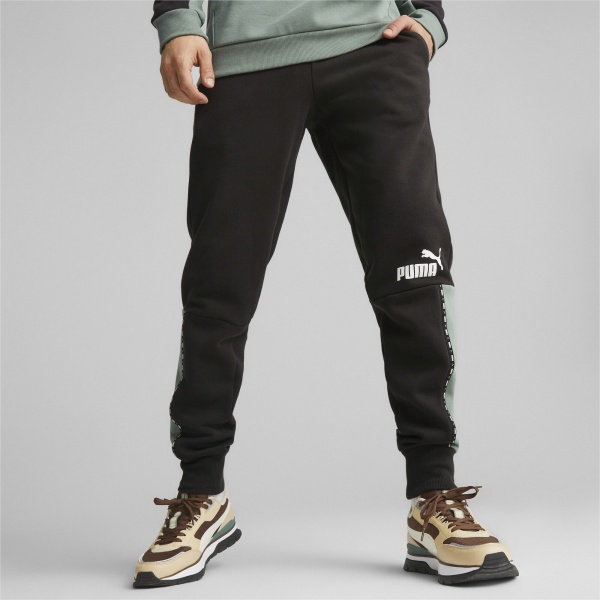 Брюки Puma ESS BLOCK X TAPE SWEATPANTS FL CL 67334351 р. L черный