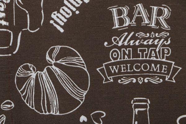 Дорожка Brown Breakfast 40x120 см коричневый Прованс 