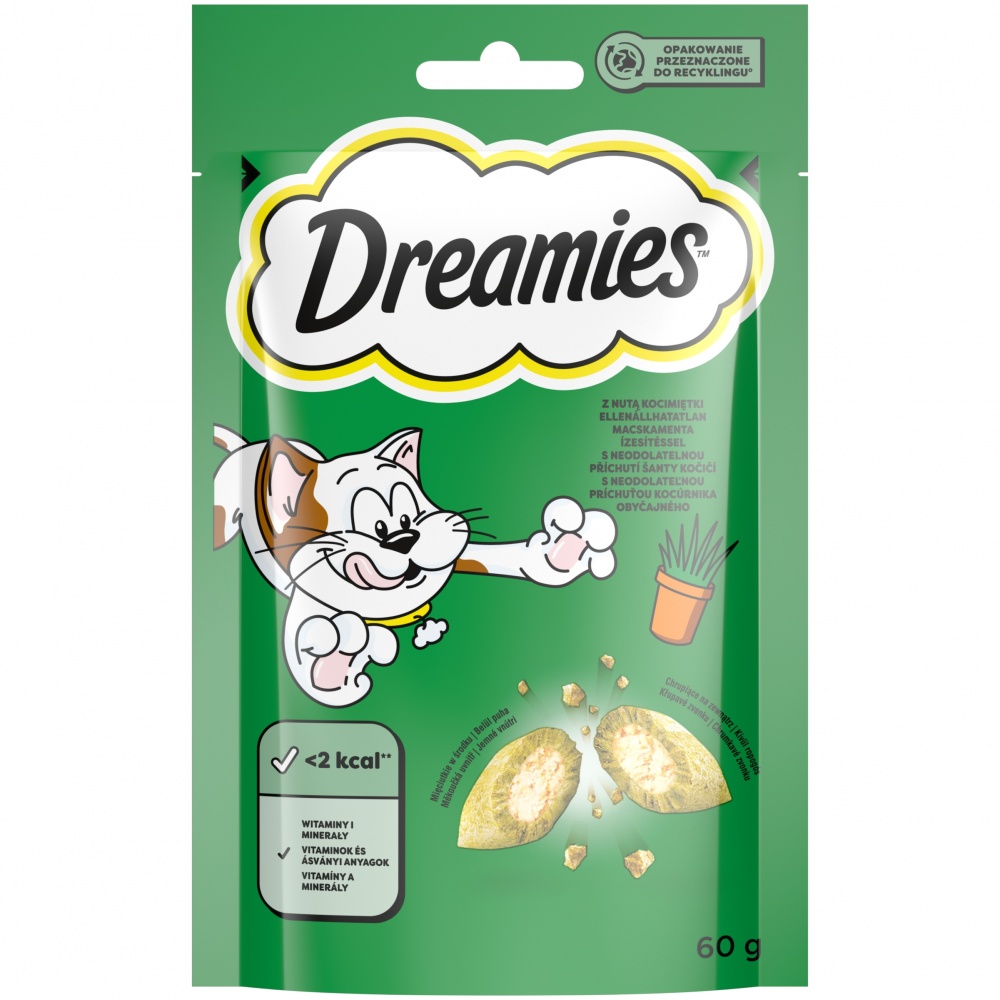 Лакомство Dreamies Кошачья мята 60 г