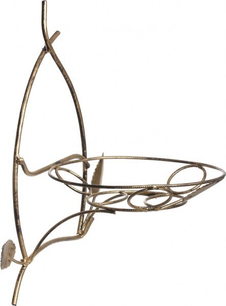 Подставка для растений настенная ВКВ-Сервіс Листья 22х36x30 см 