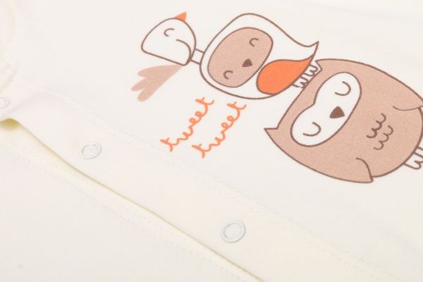 Комбінезон унісекс Bembi КБ4 р.62 молочний 