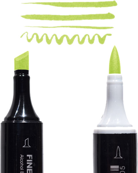 Маркер спиртовий FINECOLOUR EF102-26 шартрез 
