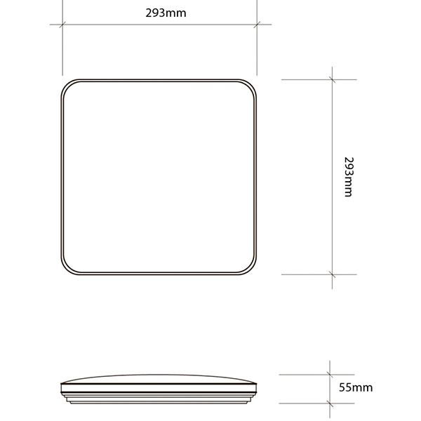 Світильник світлодіодний Светкомплект Legerra OP-S 18 Вт білий 4500 К 