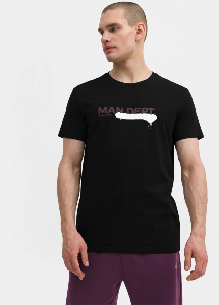 Футболка 4F TSHIRT M0988 4FAW22TTSHM0988-20S р.S чорний