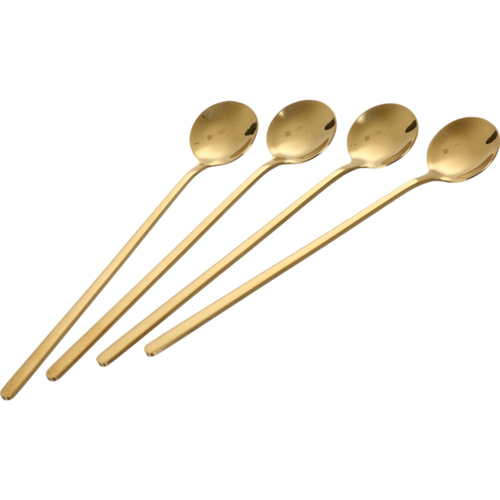 Набор чайных ложек Fiora Salerno Gold 17,2х3 см нержавеющая сталь 4 шт.