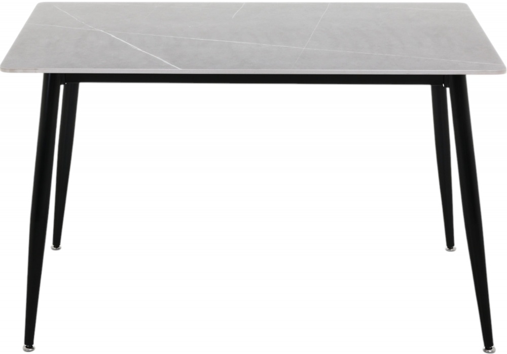 Стіл Urban ceramic 1200x700x750мм сірий матовий/чорний