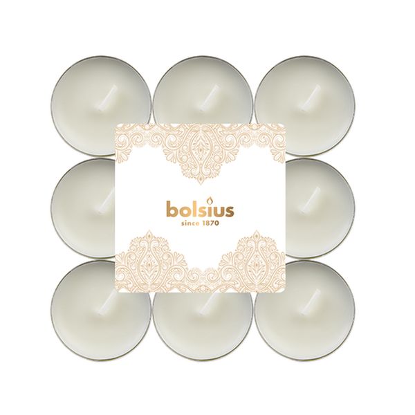 Свічка Bolsius чайна Золоте мереживо 18 шт. аромат Ваніль 