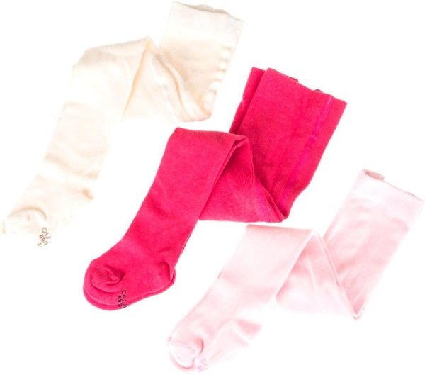 Набор колготок Duna 64 р.68-74 белый/розовый/малиновый 