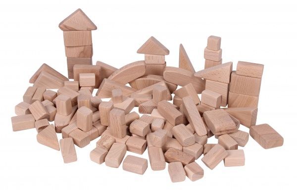 Комплект стол и стул ArinWOOD Ecomini 550х550 мм + набор кубиков в подарок 04-AE1-2