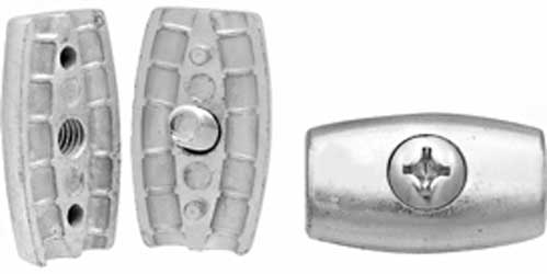 Затискач для троса бочкоподібний 3 мм