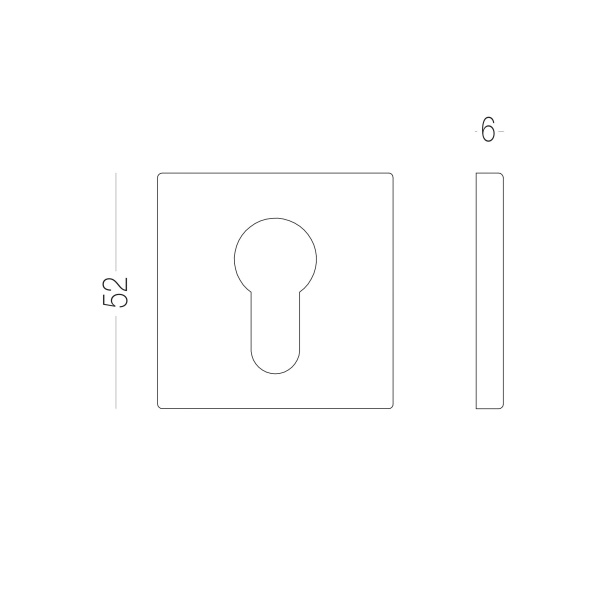 Накладка MVM E20 PZ черный никель