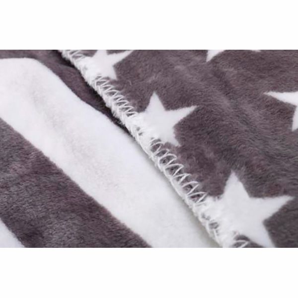 Плед Basic зірки/полоска 160x220 см різнокольоровий La Nuit 