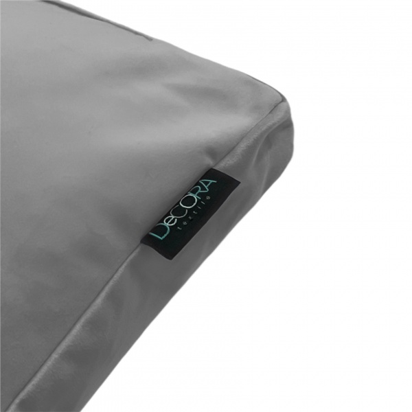 Подушка декоративна VELOUR без канту 50x50 см сталевий Decora textile 