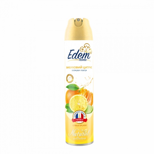 Освежитель воздуха Edem home взрывной цитрус 300 мл