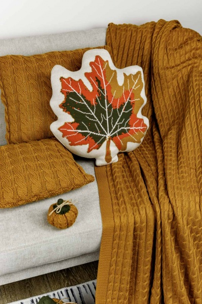 Плед Happy Fall Kosa Охра 130x170 см Прованс 