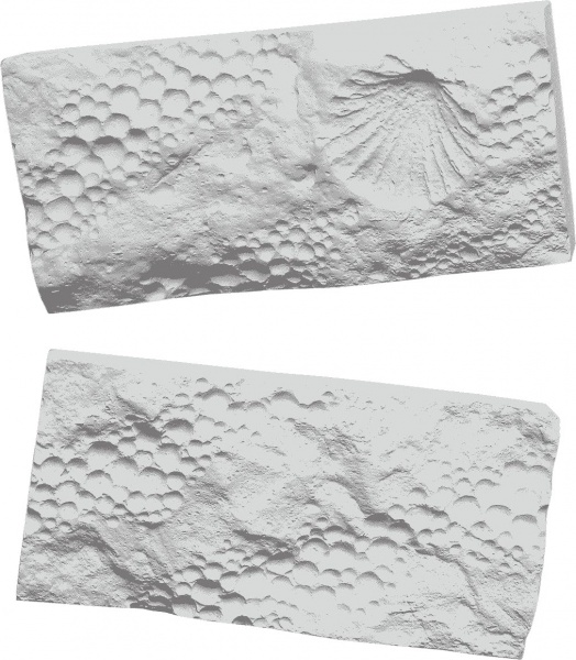 Плитка гипсовая прямая Арт-Декор Лагуна 0,45 кв.м 