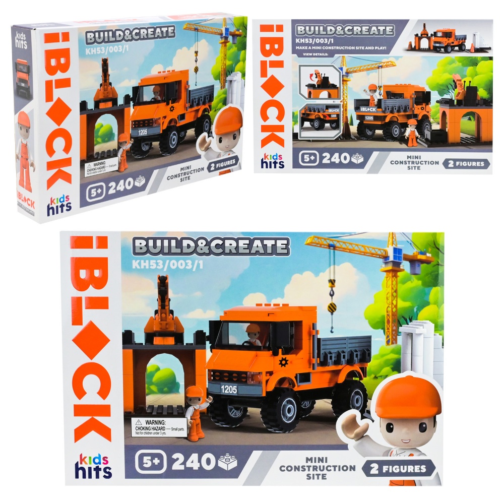 Игрушка-конструктор Shantou Kids hits IBLOCK JUNIOR 240 дет. KH53/003/1