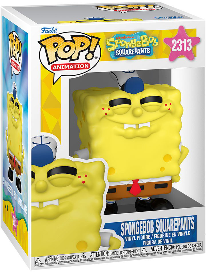 Фигурка коллекционная Funko POP! серии Губка Боб Квадратные Штаны - Губка Боб (улыбается) 90363 — фото 1