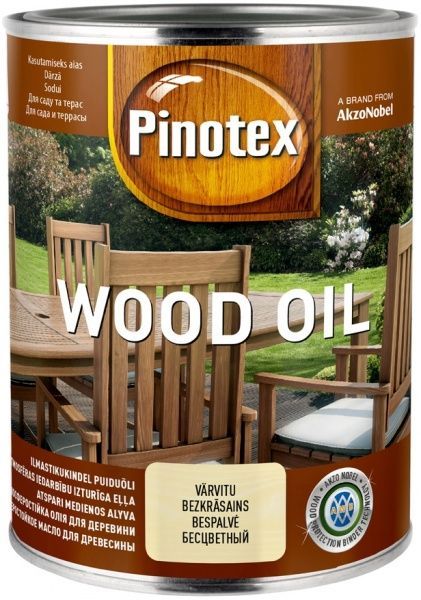 Олива Pinotex Wood Oil безбарвний 1 л