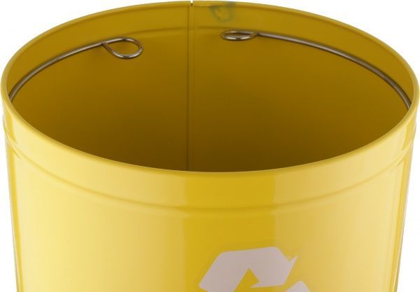 Урна EforMetal уличная желтый EFR-1321 yellow