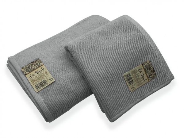 Полотенце 50x90 см серый La Nuit 