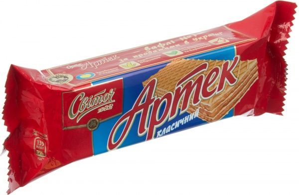 Вафлі Світоч Артек класичний 80 г 4823000916524 (4823000916524) 