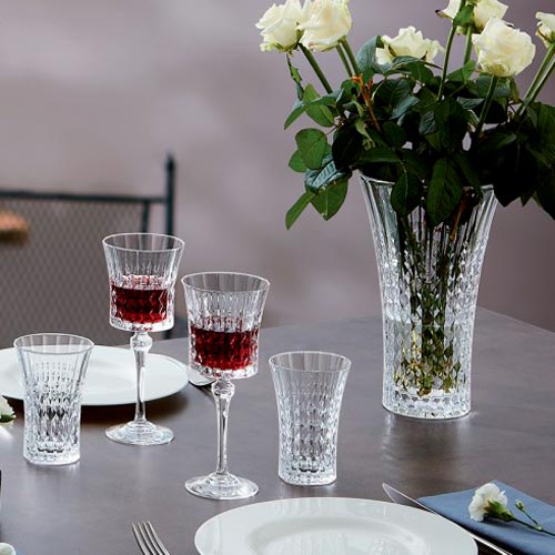 Набор бокалов для вина Lady Diamond 270 мл 6 шт. Cristal Darques 