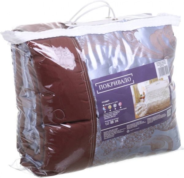 Покрывало Жаккард 220x240 см Zastelli голубой 