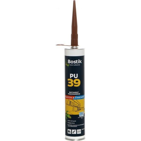 Клей-герметик полиуретановый Bostik PU 39 коричневый 300мл