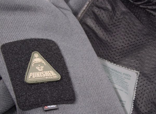 Куртка P1G-Tac PCWJ-Thermal Pro (Punisher Combat Warmer Jacket Polartec Thermal Pro) р. M Graphite UA281-29941-GT