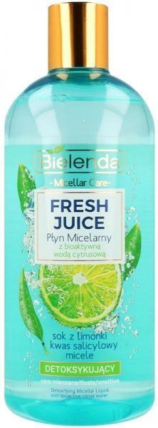Мицеллярная жидкость Bielenda Fresh Juice детокс лайм 500 мл