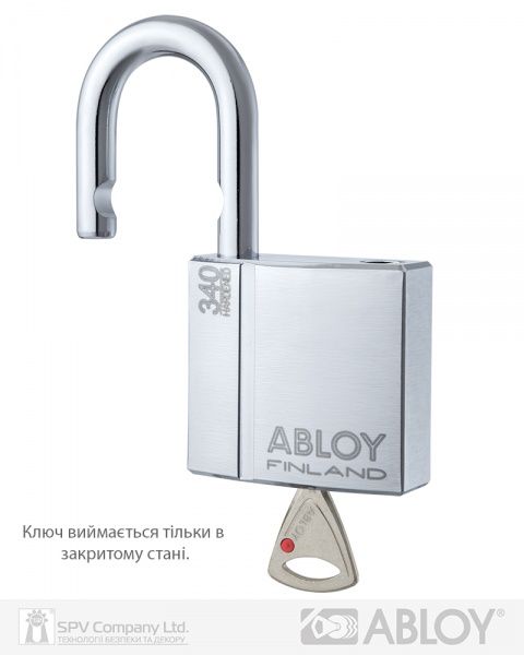 Замок навесной Abloy PL 340 PROTEC открытый (амбарный)