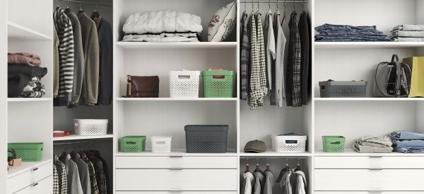 Корзина универсальная пластиковая Curver 245855 Infinity 17 л зеленая 220x360x270 мм