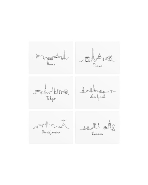 Тату временное TATTon.me Cities set