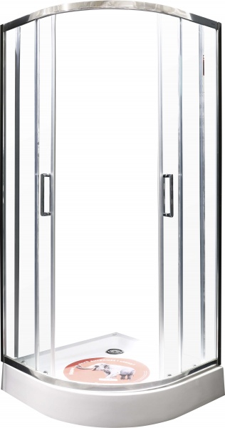 Душевая кабина Ravak XU1CP4-90 R550 Полированный алюминий TRANSPARENT