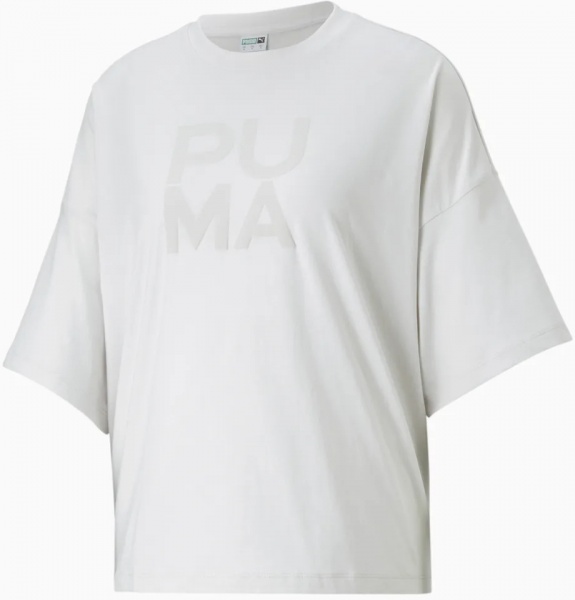 Футболка Puma INFUSE BOXY GRAPHIC TEE 53684172 р.M білий